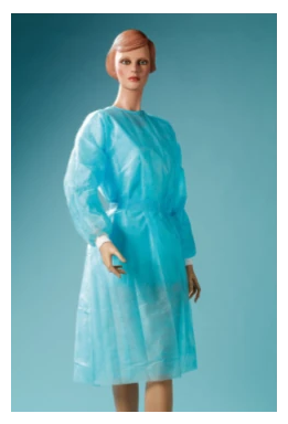 Camice con Polsini TNT Azzurro (cod. 0060396)